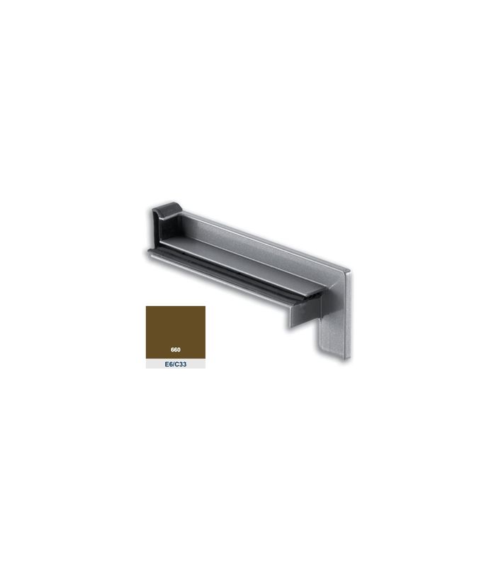 Bank Abschluss 195 mm C33 Sichtbeton RAG² K rechts