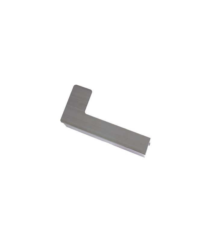 Bank Abschluss 480 mm LM blank Putz 18 mm links