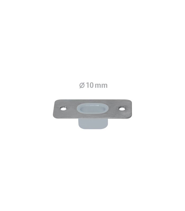 Bodenschließmulde BMd10 schmal verstellbar,2/-2mm,edelstahl, Ø10