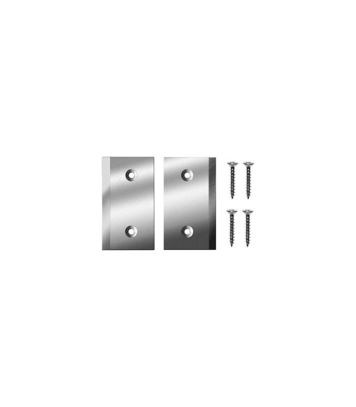 Eckplattenset X3 Aluminium