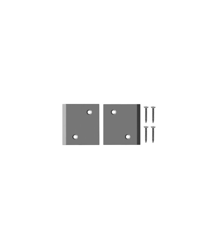 Eckplattenset X3 Edelstahl,49x55mm