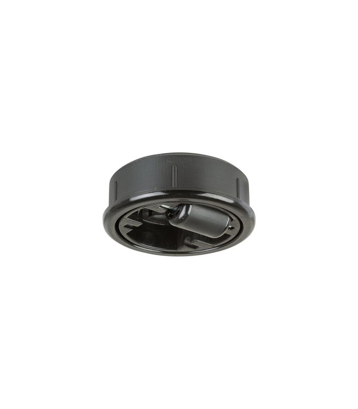 MB-Glocke, ohne Feststeller, Rad Ø 60mm G85, zum Einpressen, Kunststoff schwarz