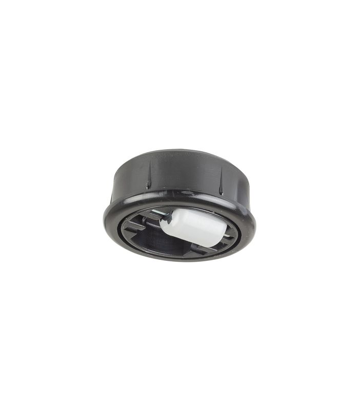 MB-Glocke, ohne Feststeller, Rad Ø 52mm G87, zum Einpressen, Kunststoff schwarz