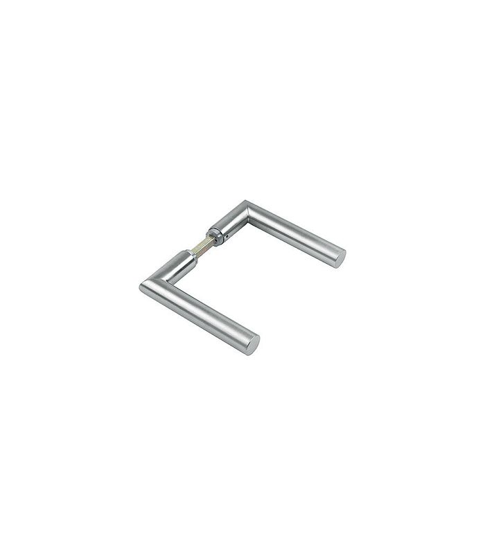 HOPPE Drückerpaar Amsterdam GD-E1400Z, 8mm, Stiftlänge 66mm, DIN Links-Rechts, Türstärke min. 35, Türstärke maximal 45mm, edelstahl matt