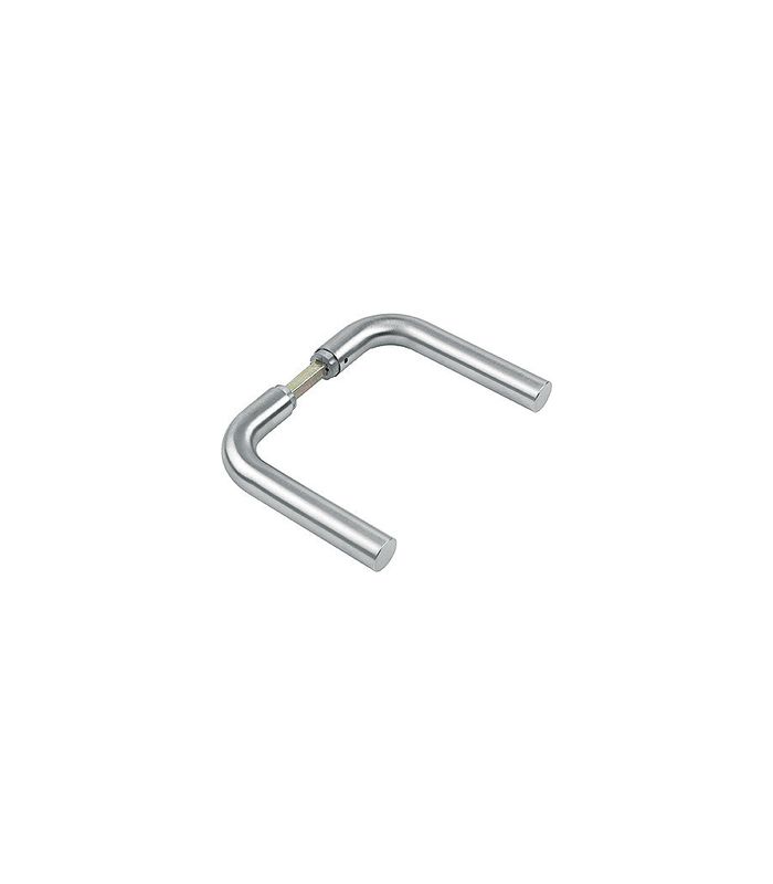 HOPPE Drückerpaar Bonn GD-E150Z, 8mm, Stiftlänge 66mm, DIN Links-Rechts, Türstärke min. 35, Türstärke maximal 45mm, edelstahl matt