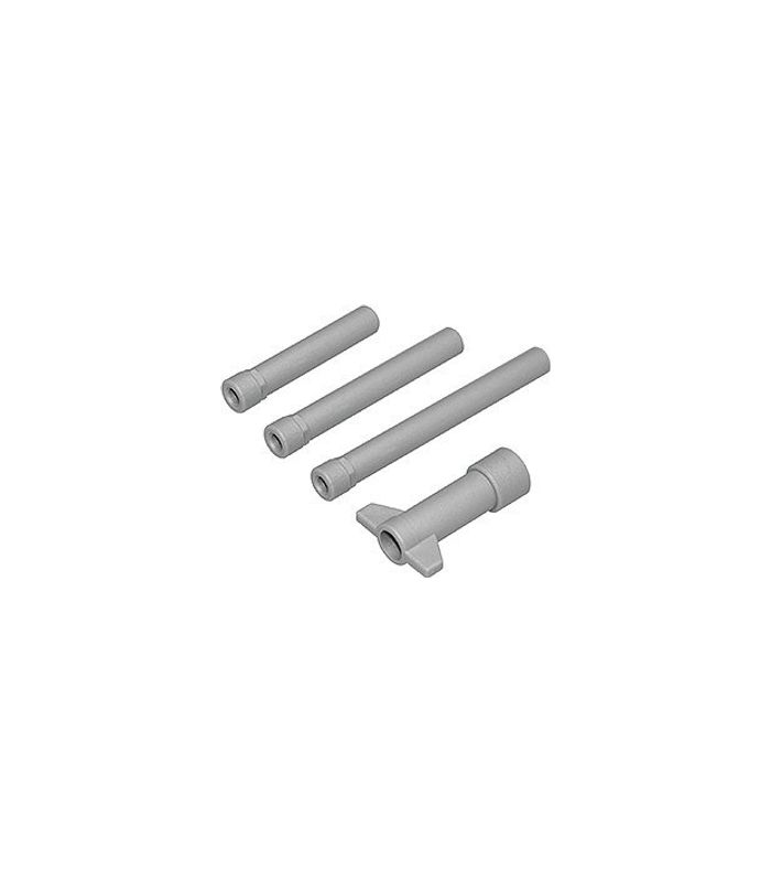 Stütznocken-Set STNO-Set Rosette ,TS 45-75,alu.silbern