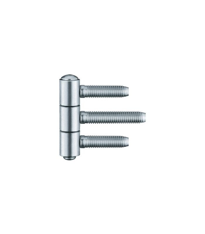 Fenster- Einbohrband, BAKA® C 1-13, für Kippflügel, 3-teilig, Ø 13mm, vernickelt