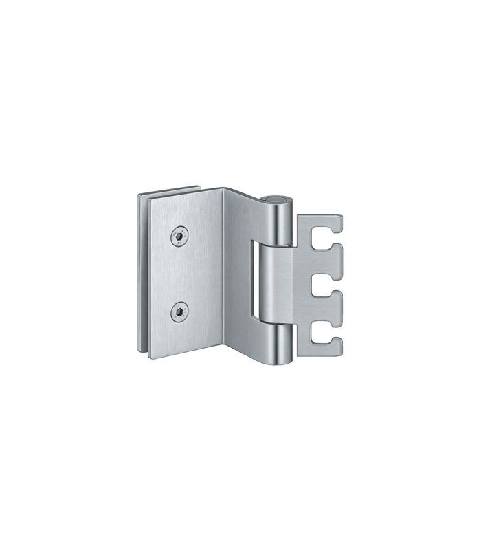 Glastürband VARIANT VXG 7780/100 K N 2tlg, kantig, edelstahl matt