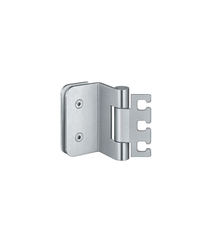 Glastürband VARIANT VXG 7780/100 N 2tlg, rund, edelstahl matt