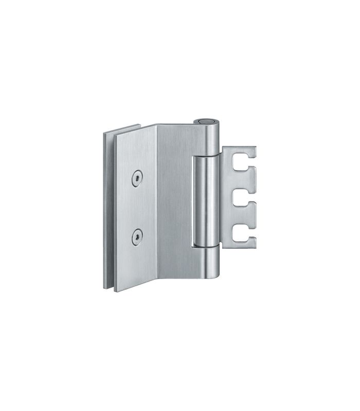 Glastürband VARIANT VXG 7990/120K 2tlg,kantig,edelstahl matt