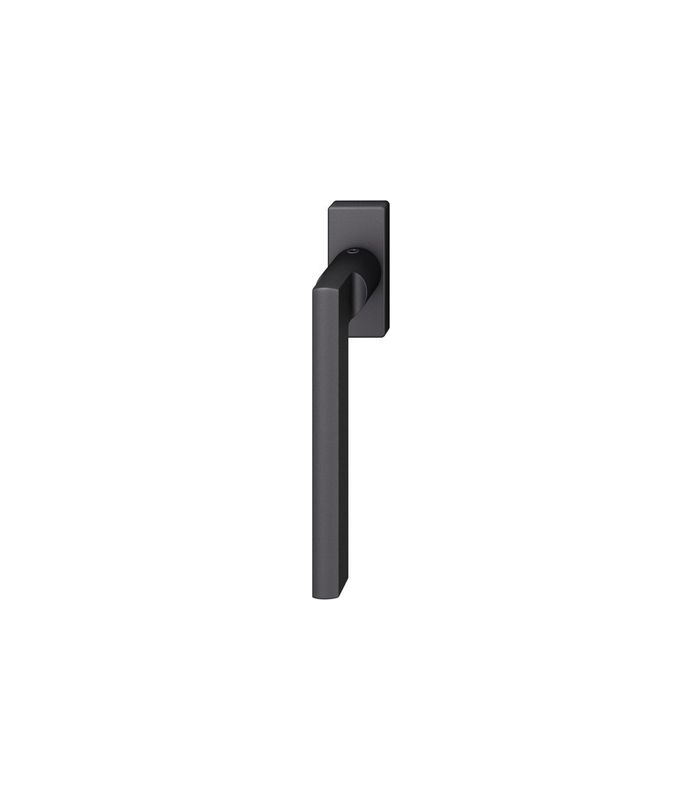 Fenstergriff 34 1035 Stand.,schm.eck.,7/24-38,schwarz gestr.