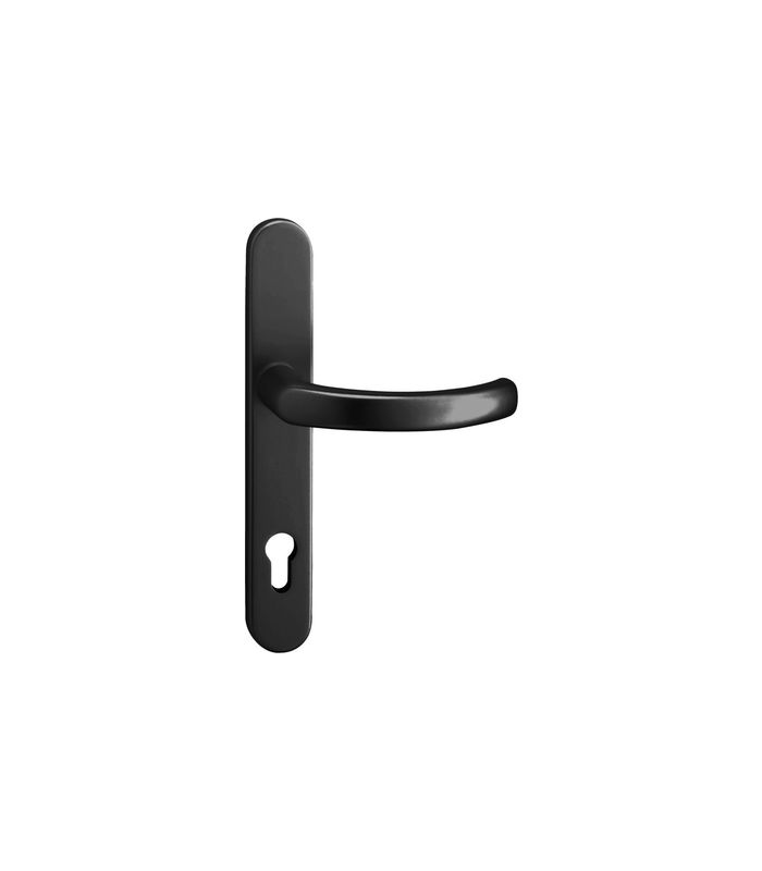 Drückergarnitur Kronos 2000/0035 LS oval ,PZ92/8,RAL 9005