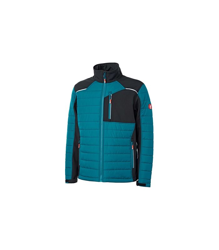 Hybrid-Steppjacke petrol/schwarz Gr. XL Fortis Elements