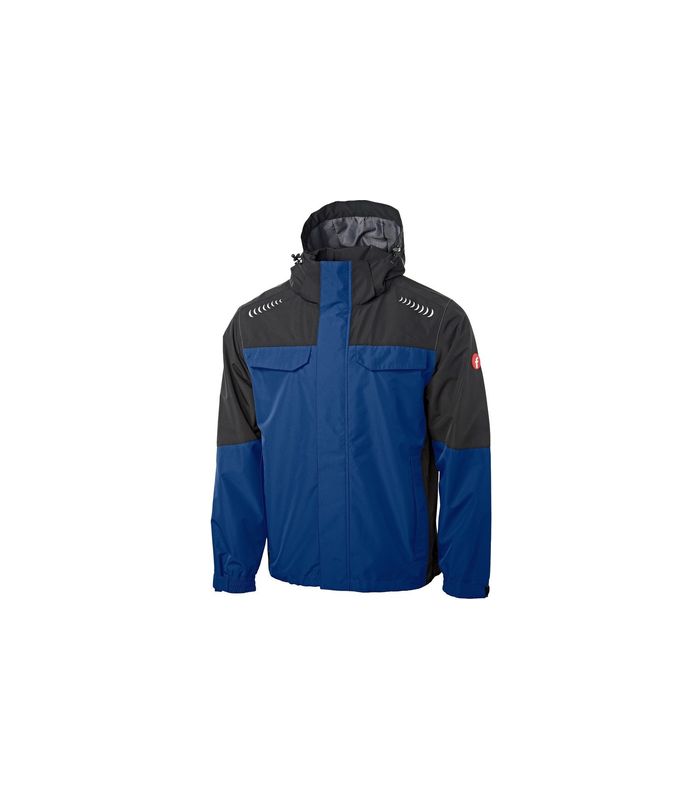 Regenjacke Plus kornblau/schwarz Gr. 4XL Fortis Elements