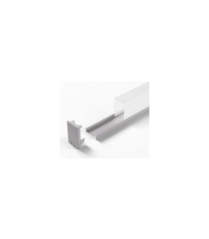 ChannelLine A Alu/opal 300 mm Profil inkl Abdeckung, einzeln verpackt