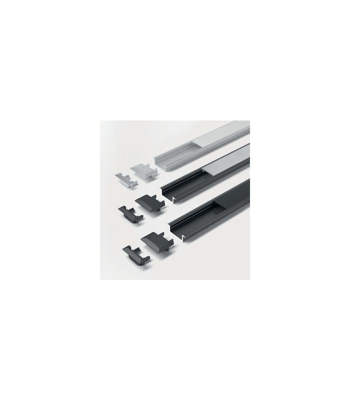 ChannelLine C Alu 300 mm Profil ohne Abdeckung, einzeln verpackt