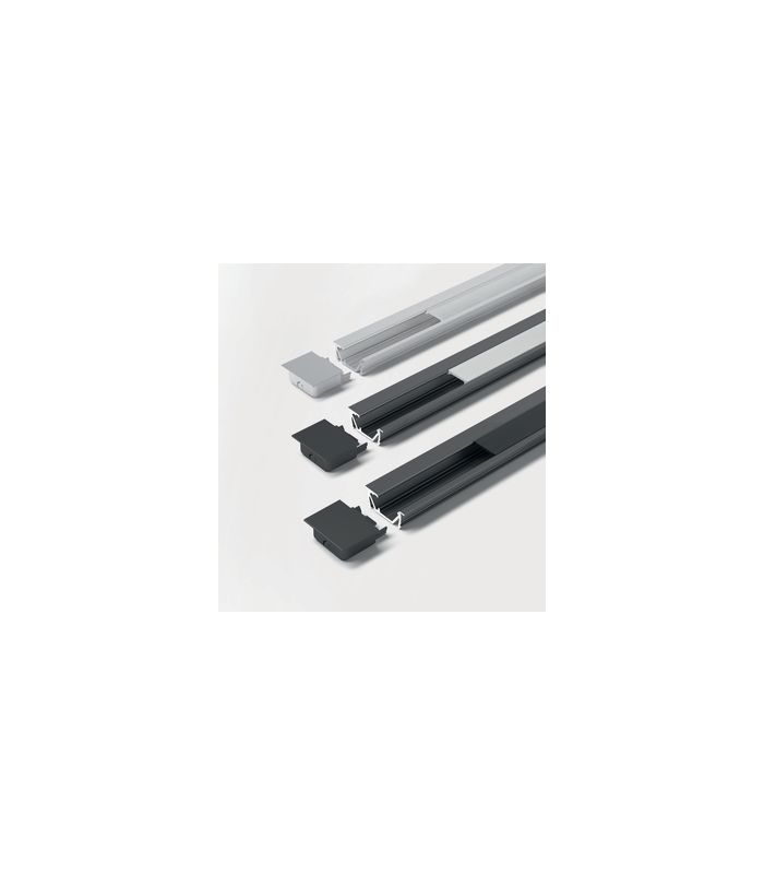 ChannelLine G2 schwarz 300 mm Profil ohne Abdeckung, einzeln verpackt