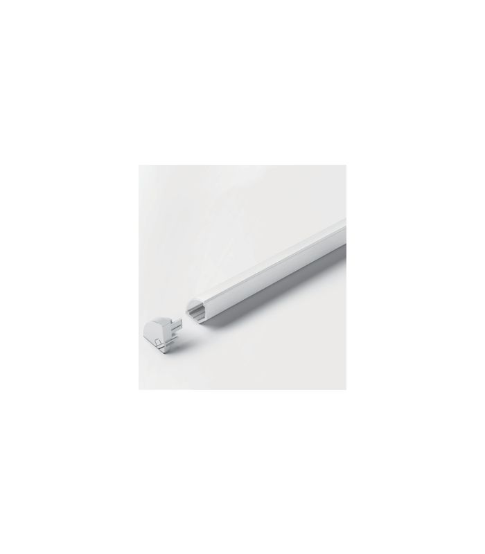 LED ChannelLine H Profil, opal, 10er Set L=3000, Alu- und Abdeckprofil