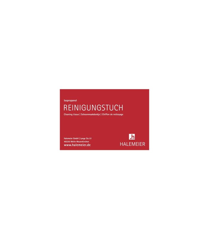 Isopropanol Reinigungstuch zur Entfettung vor Montage