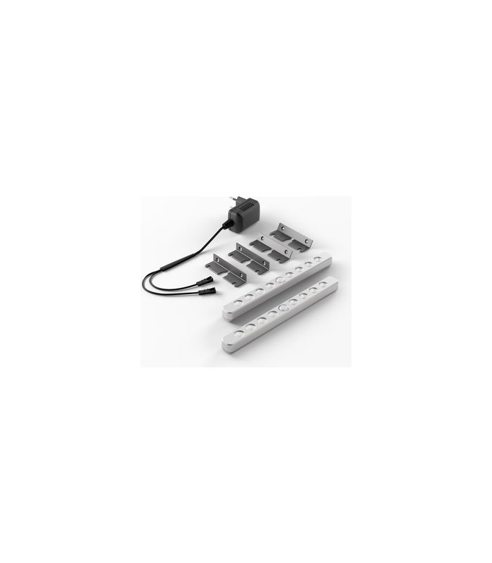 LuckyLine 2er Set nw Alu Optik LED-Verl., Montagewinkel, EVG