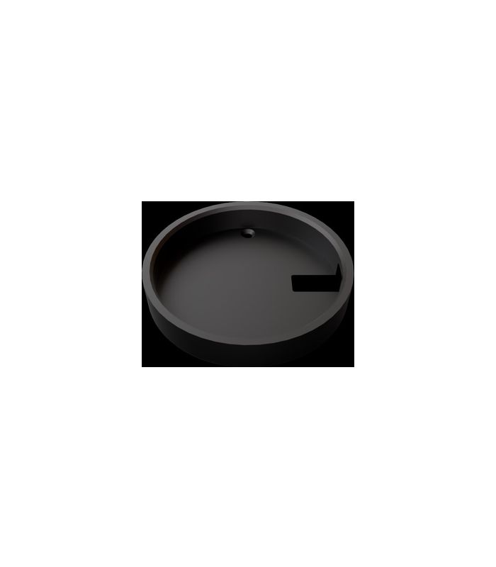 Anbaugehäuse IrisLite 68 sw schwarz d=68mm