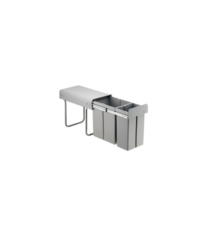 Küchen-Abfallsystem,Schrankb.min.300mm BIN it.DuoII 9291587,1x20/1x10l,Eimer:KF