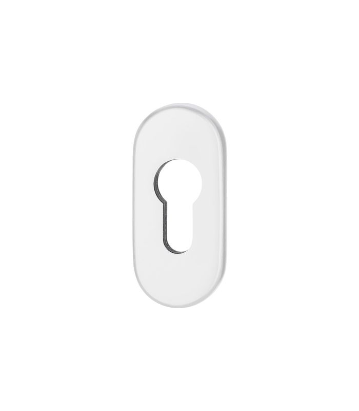 Schlüsselrosette FH Ares FS 0813 innen,oval o. Nr. ,PZ, 6mm,F9016