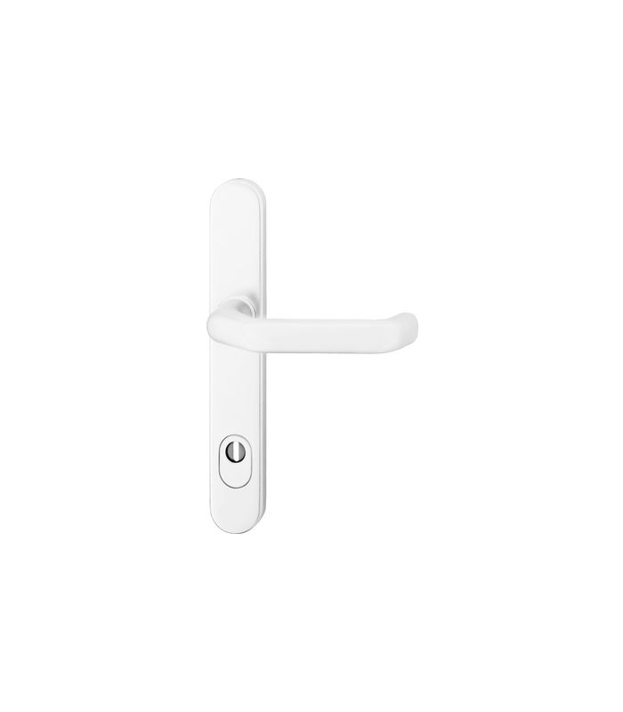 RR SI-Drückergarnitur Kronos 1207/0046 LS,10mm,ZA92/9 RAL 9016