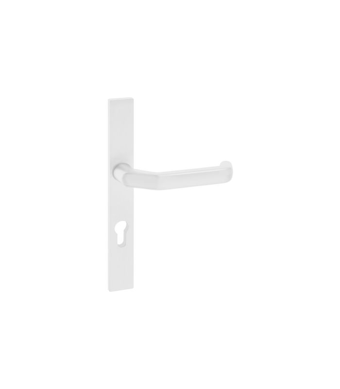 Drückergarnitur PAN 1320/7203 LS eck,PZ72/8,F9016,TS 68-75,o. Nr.