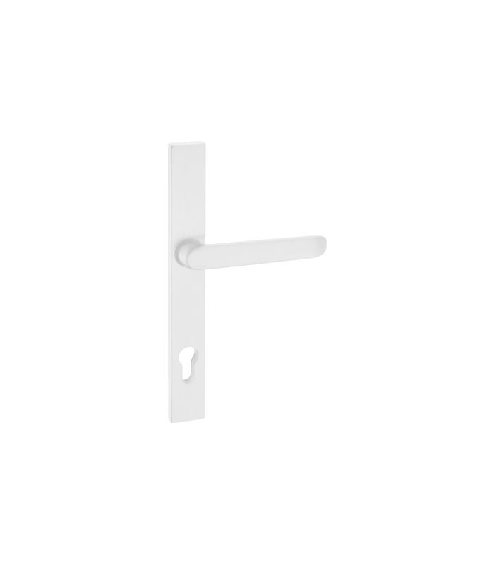 Drückergarnitur PAN 1320/9000 LS eck,PZ72/8,F9016,TS 68-75,o. Nr.