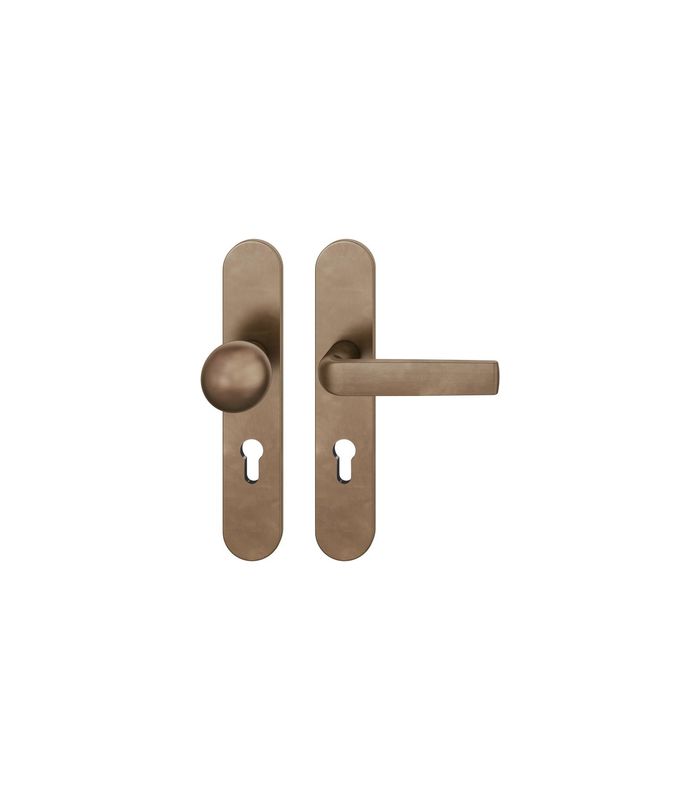 Wechselgarnitur 12 1267 LS oval ,PZ72/8,d-bronze,TS 39-58
