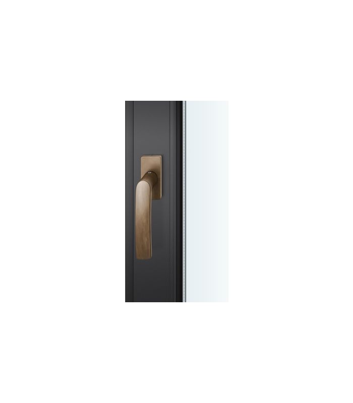 Fenstergriff 34 1015 Stand.,eck,7/24-38,d-bronze