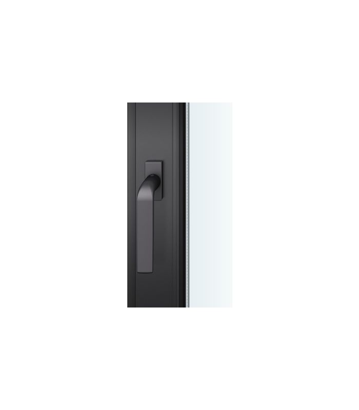 Fenstergriff 34 1267 Stand.,eck,7/24-38,schwarz