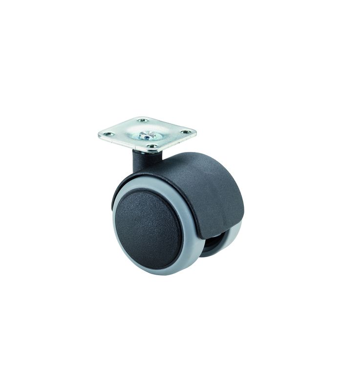 Kunststoff -Doppelrolle 50mm F7642x42mm Platte F76.050.PL