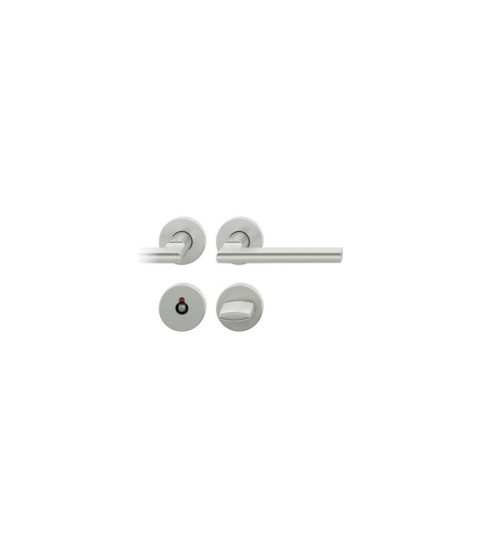 Drückergarnitur 72 1035 Rosette rund ,WC/SS,8(8),DR,F1,TS39-48,AGL3