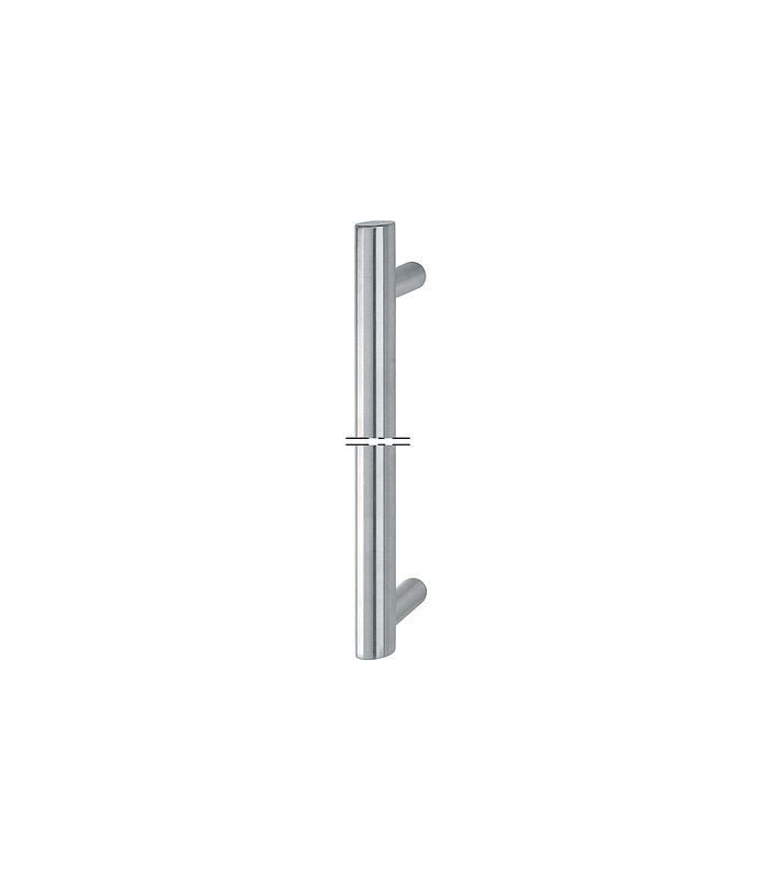 HOPPE Stoßgriff E5061 XL, BA 100- BA 970mm, L 250-1.000, Durchmesser 35mm, verdeckt verschraubt, edelstahl matt
