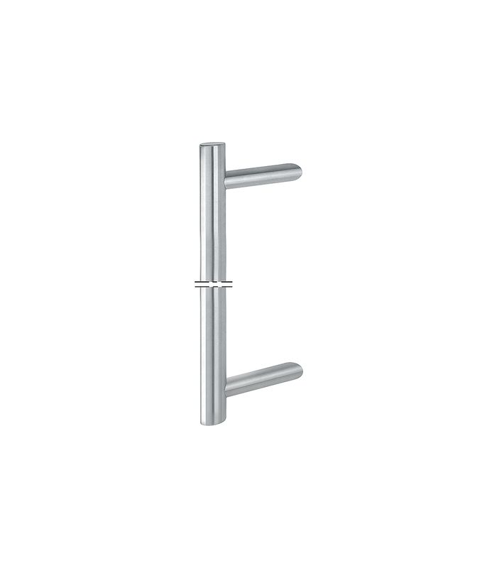 HOPPE Stoßgriff E5062 XL, BA 100- BA 970mm, Breite 109mm, L 250-1.000, Durchmesser 35mm, verdeckt verschraubt, edelstahl matt