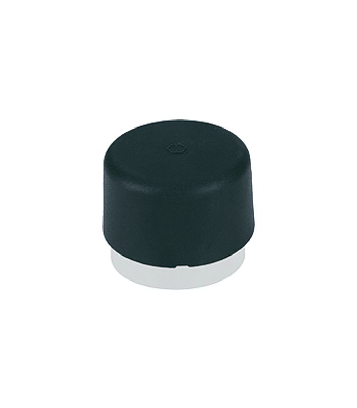 Bodentürstopper, K486, Höhe 40mm, Durchmesser 52mm, ohne Verdrehsicherung, Kunststoff, verkehrsweiß beschichtet