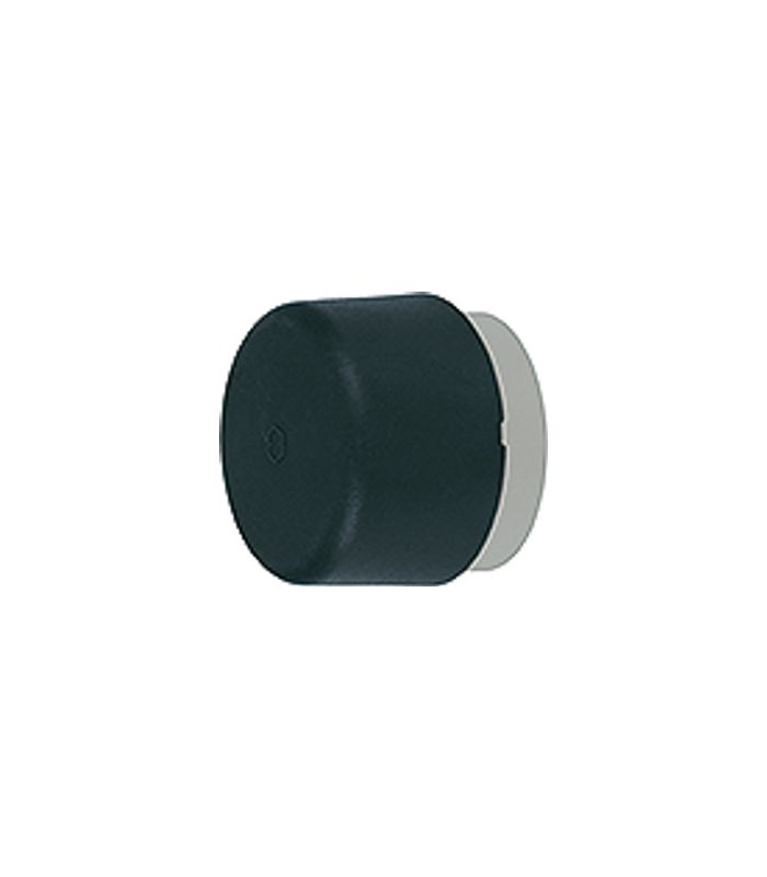 Wandtürstopper, mit aufgesetztem Gummipuffer, K487, Durchmesser 32mm, achatgrau