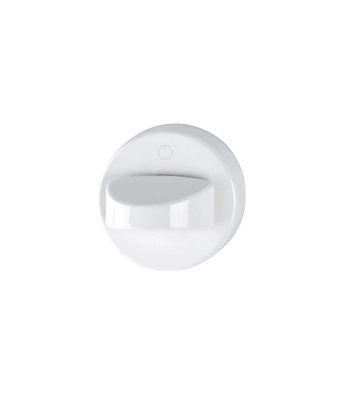 HOPPE Riegelolive OL92/42KS, 40mm, rund, verkehrsweiß beschichtet