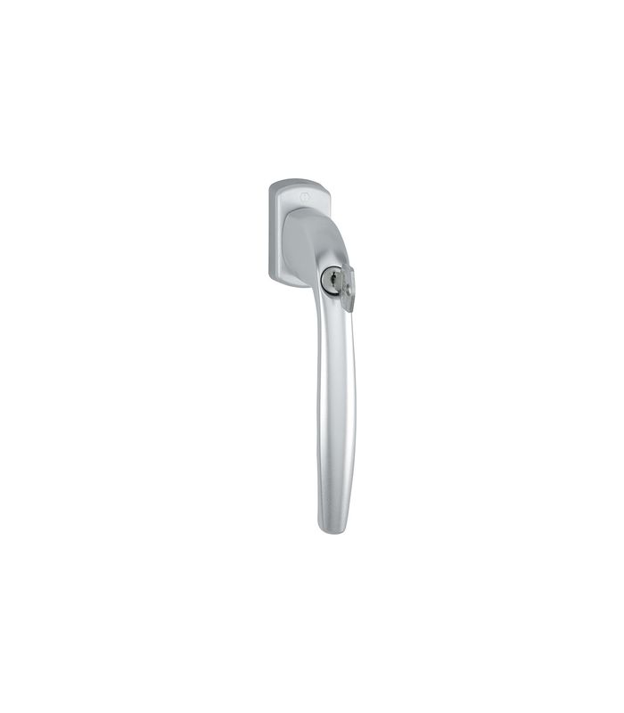 Parallelschiebekipp- Griff, abschließbar, Vierkant 7, Stift vorstehend 35mm, New York, PSK-0810S/U10, Aluminium, naturfarbig eloxiert