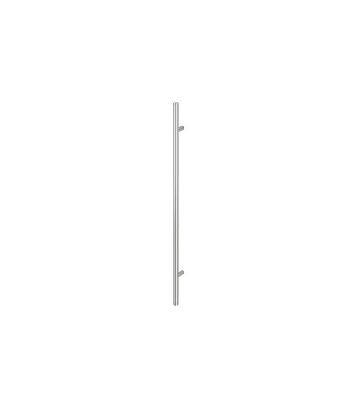 HOPPE Stoßgriff E5011, BA 900mm, L 1.200mm, Durchmesser 30mm, verdeckt verschraubt, edelstahl matt