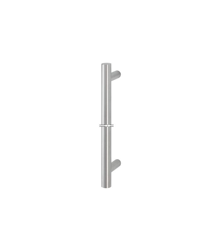 HOPPE Stoßgriff E5011 XL, BA 1.571- BA 2.570mm, L 1.600-2.600, Durchmesser 30mm, verdeckt verschraubt, edelstahl matt