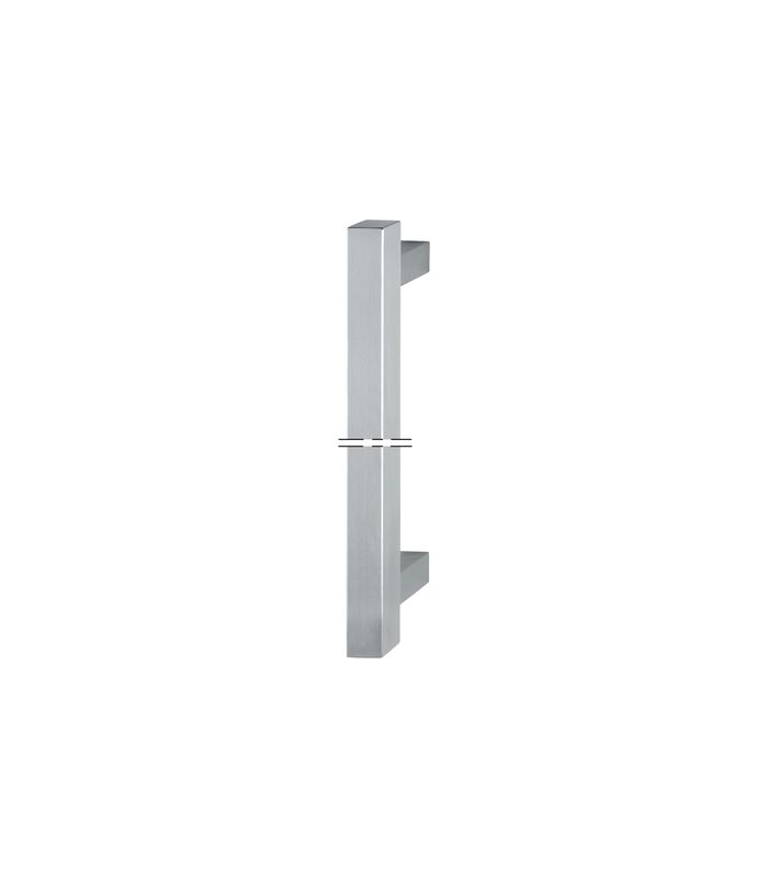 HOPPE Stoßgriff E5766 XL, BA 1.561- BA 2.560mm, L 1.601-2.600, Durchmesser 35x35mm, verdeckt verschraubt, edelstahl matt