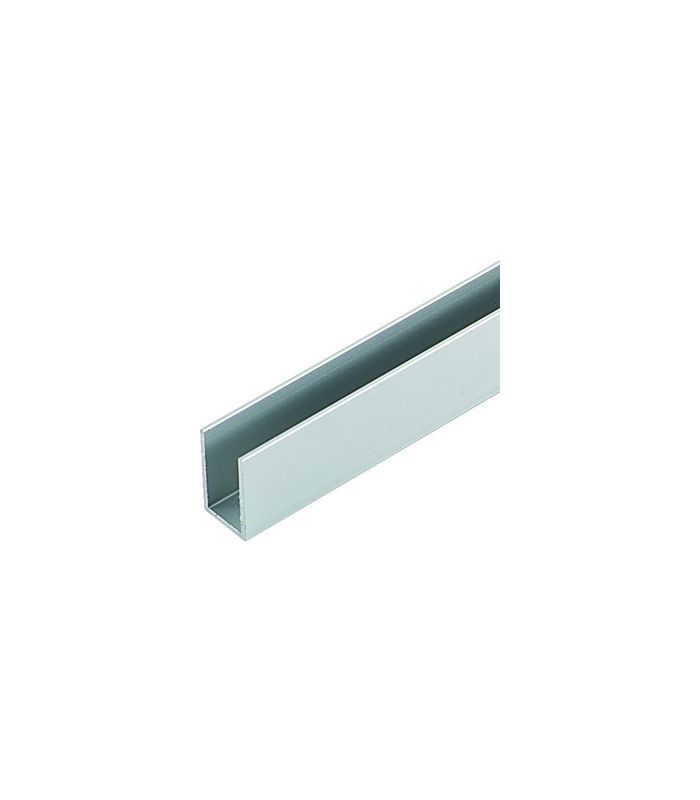 OT-Führung unten, 140, U-Schiene, L 6000mm, Aluminium, hell, pressblank