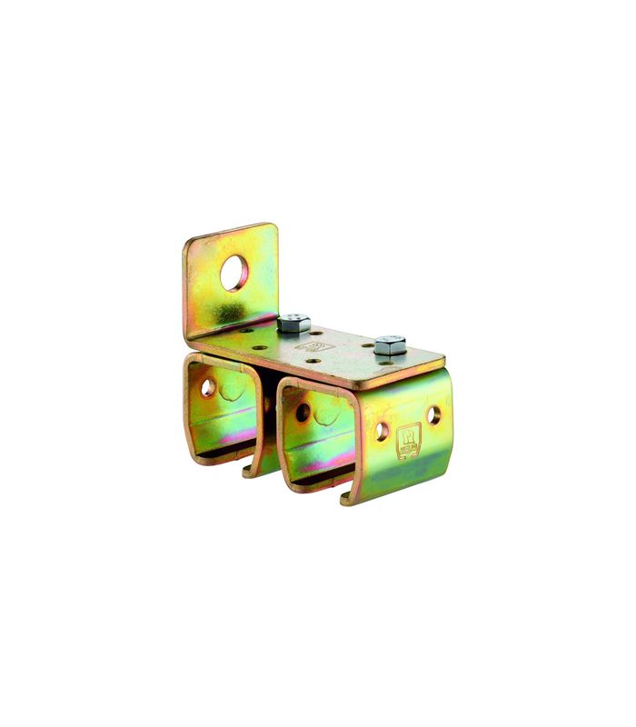 ST-Doppelwandbefestigungsmuffe, 401 D, Stahl, 140x112,5x68mm, S4,5mm