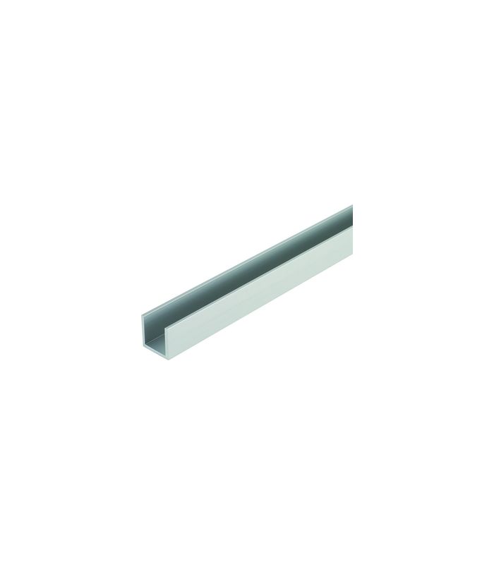 OT-Führ.unt., GT-S 150/73/GT-L 60, U-Schiene, L 6000mm, Aluminium, Edelstahl opt., eloxiert