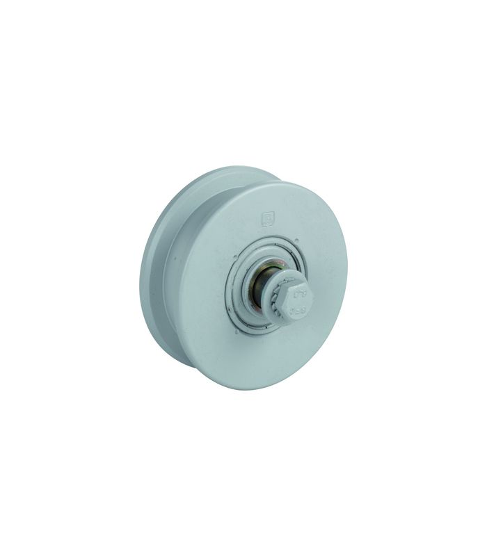 Schiebetor-Rolle, lose, 982 S, blau chromatiert