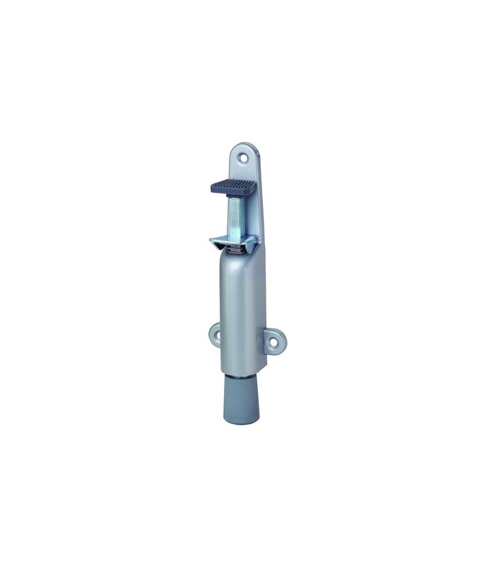 OT-Türfeststeller, mit Tretbolzen, Hub 30mm, 1026, messing matt gebürstet