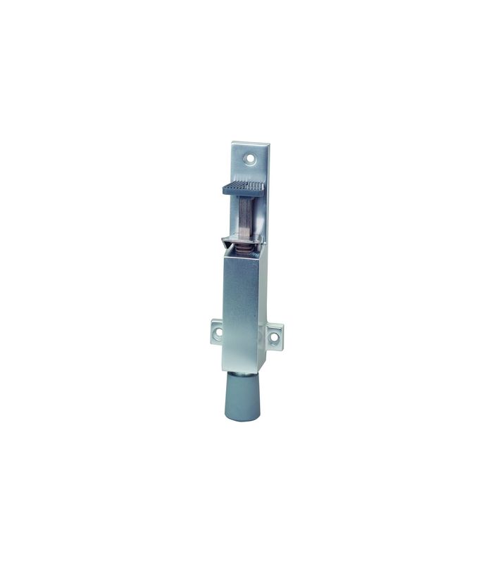 OT-Türfeststeller, mit Tretbolzen, Hub 30mm, 1027, messingfarbig eloxiert